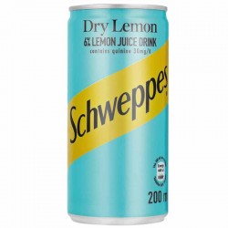 SCHWEPPES DRY LEMON 200ml (24)