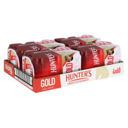HUNTERS GOLD CANS 330ml (24)